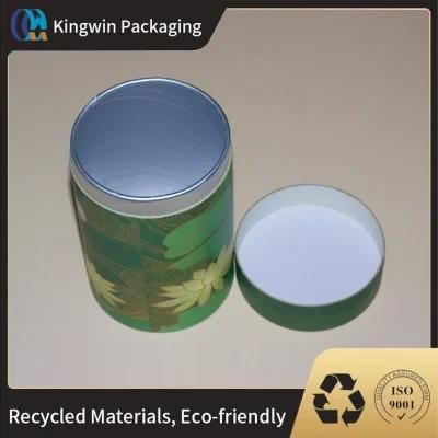 Eco Friendly Circular Tube Rigid Cardboard Cylinder Powder Package Premium Packaging