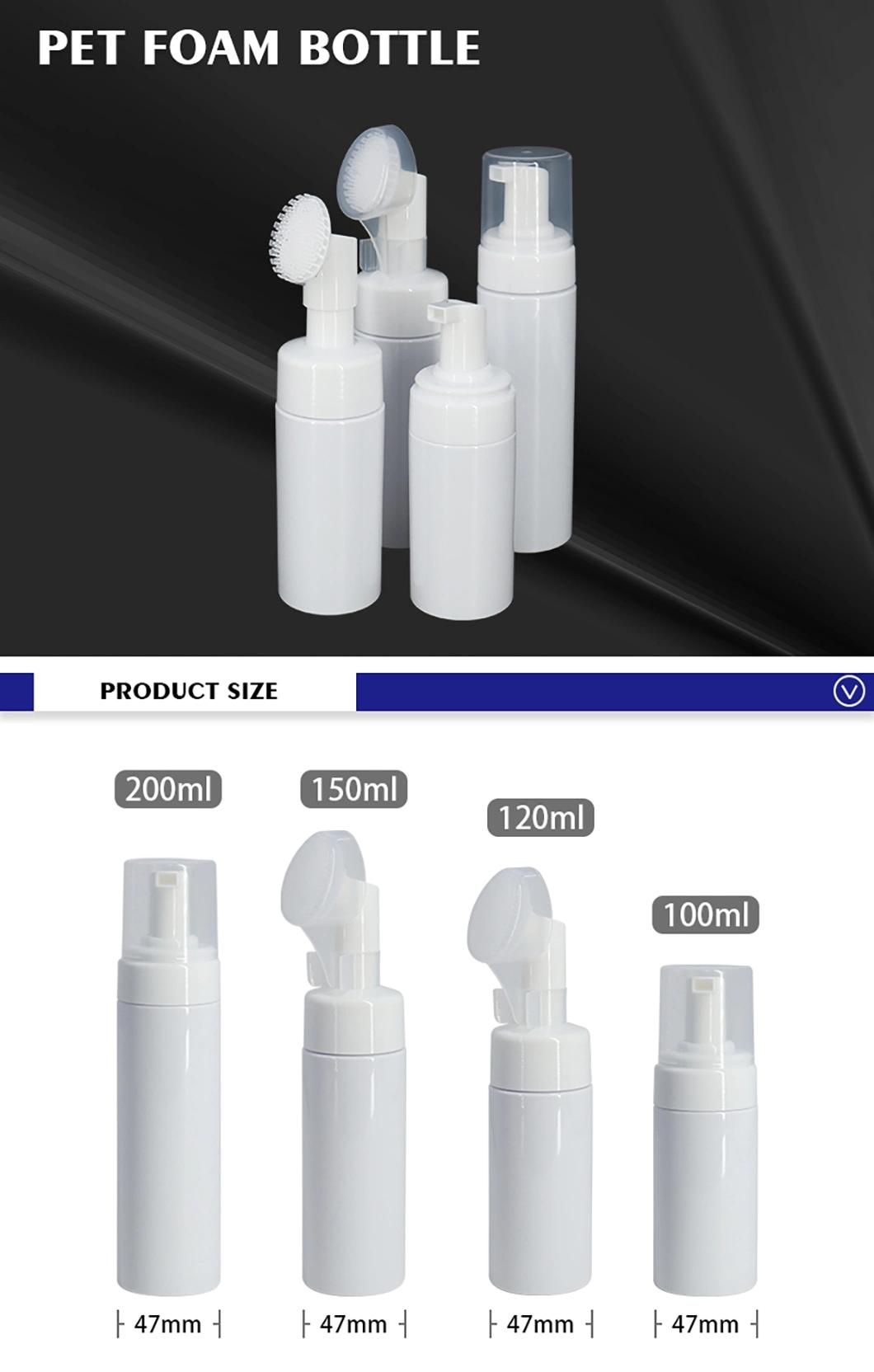 Shampoo Unique Design Pet White Custom Face Wash Pump Foam Bottle