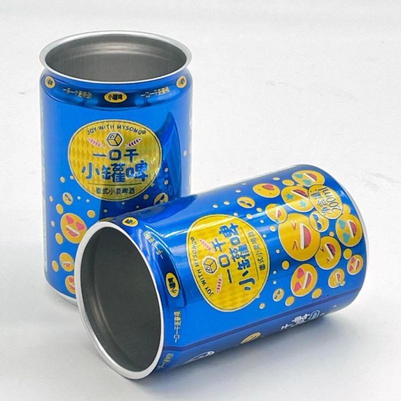 Slim 185ml Beer Cans with 200 Lids