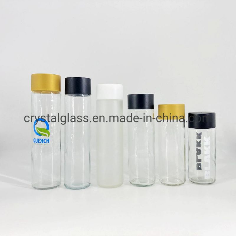 300ml Clear Glass Mineral Water Bottles with Plastic Cap