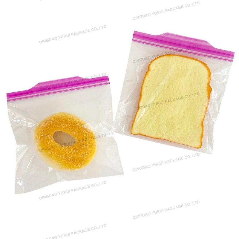 Factory Wholesale Transparent Ziplock Packaging Sandwich Bag Bulk Shipment