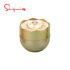 5g 10g 15g Gold Empty Plastic Cream Jar with Flower Shaped Lid