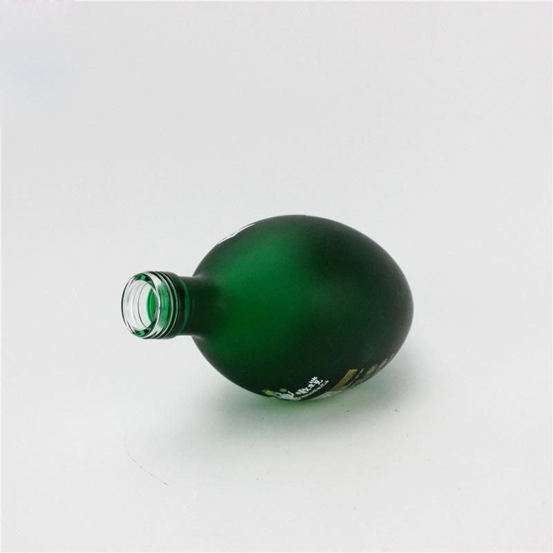 500 Ml 700 Ml Green Glass Spirits Bottle Liquor Bottle