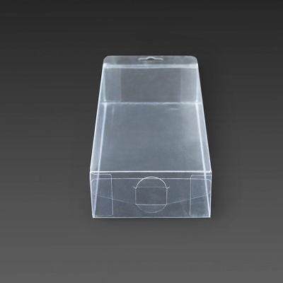 Folding Hangable Transparent Clear Hard Plastic Gift Boxes