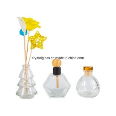 Decorative Glass Perfume Reed Aroma Diffuser Bottle