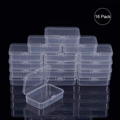 High Transparency Visible Plastic Box Clear Storage Case with Lid Use for Organizing Small Parts