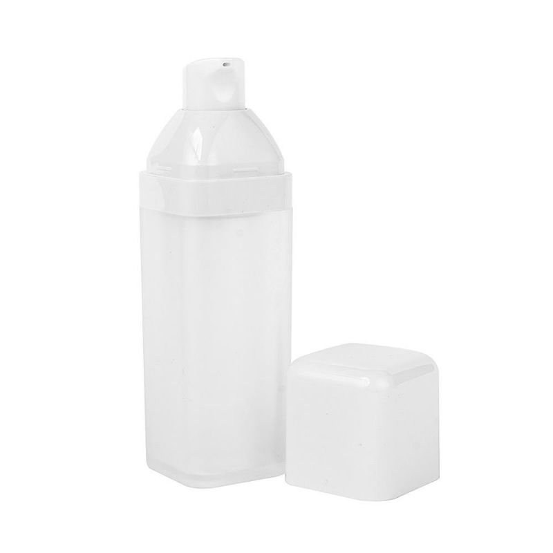 15ml 30ml 50ml Plastic White Airless Pump Bottle