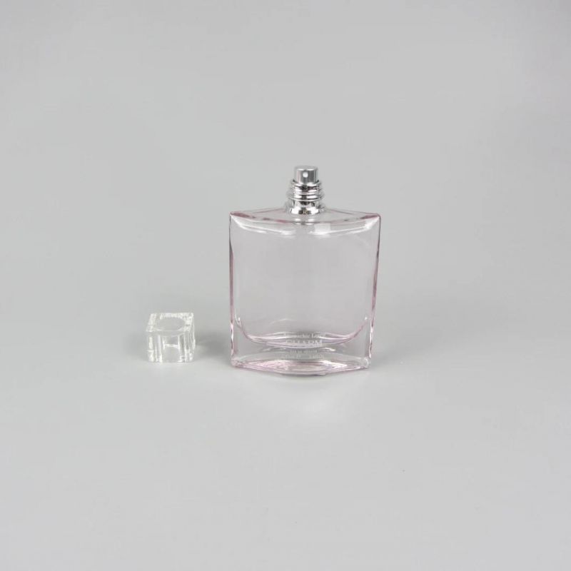 Bulk Empty Simple Art Crimp Glass Perfume Spray Bottles 100ml