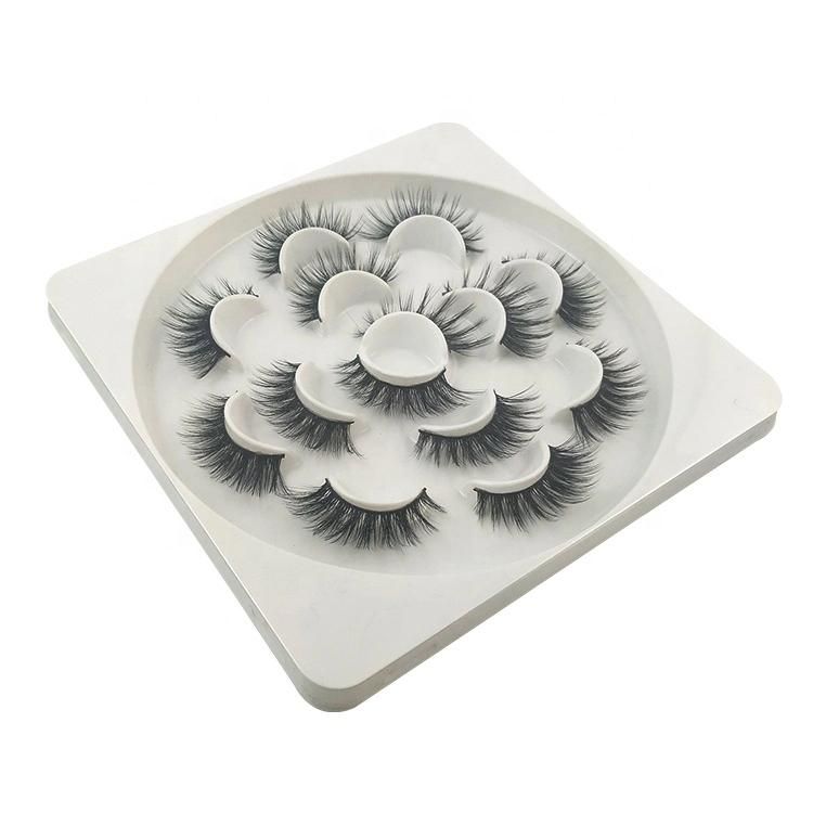 7 pairs false eyelash plastic blister packaging tray