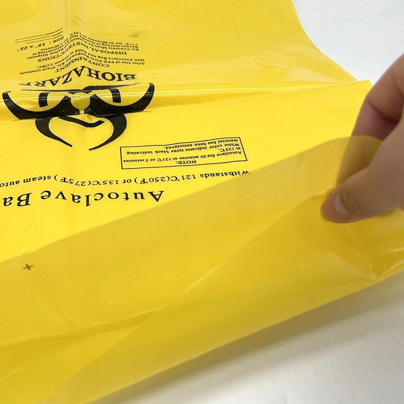 50L Autoclavable Biohazard Bag Hospital Medical Waste Bag