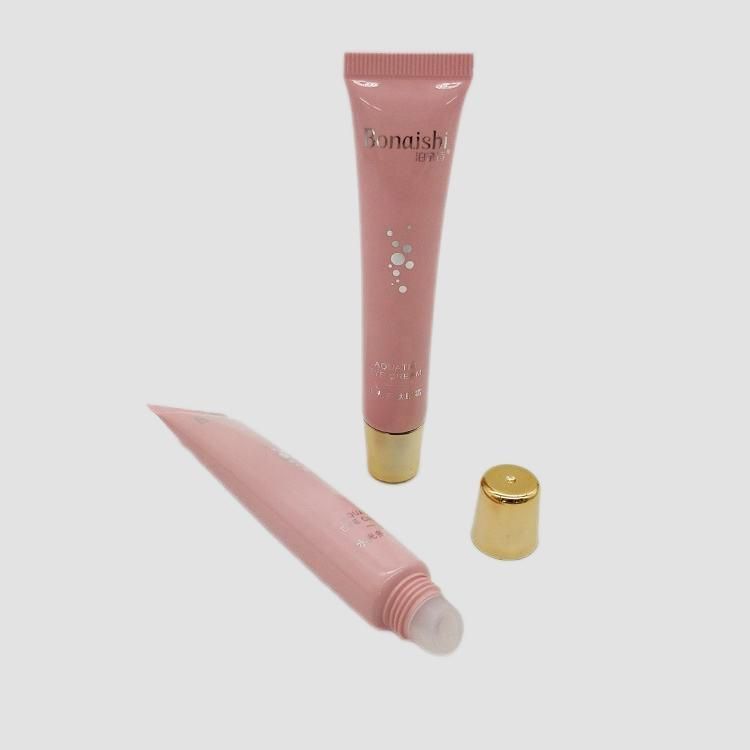 Cosmetic Lip Balm Packaging Applicator Tube Empty Plastic Lip Gloss Tube with Applicator Plastic Tube