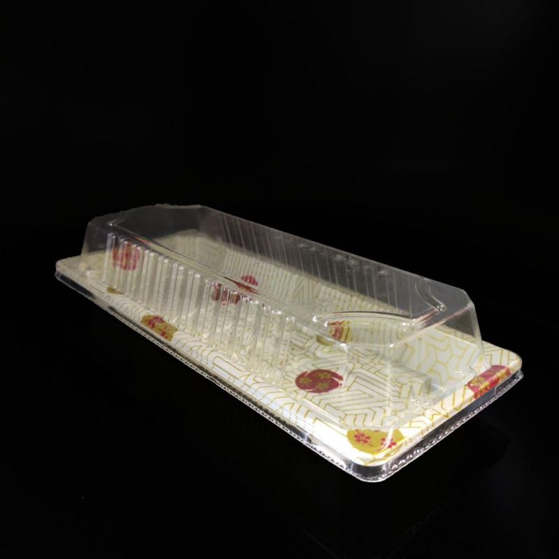 Custom Supermarket Take Away Container Sushi  tray Packaging Food Box