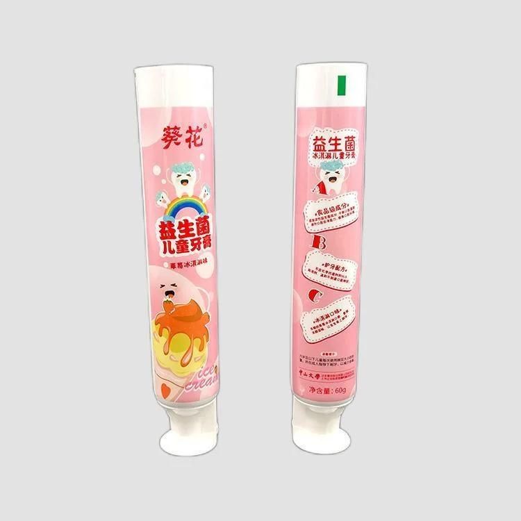 Custom Printing Plastic Empty Facial Cleanser Tube Flip Top Lid Cosmetic Tube Package