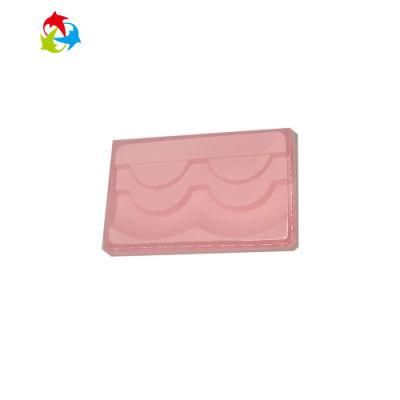 Cheap Pink Plastic Blister Packaging Eyelash Tray