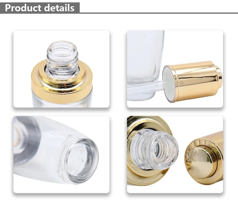 Best-Selling 30ml 60ml Transparent Oil Glass Dropper Bottle