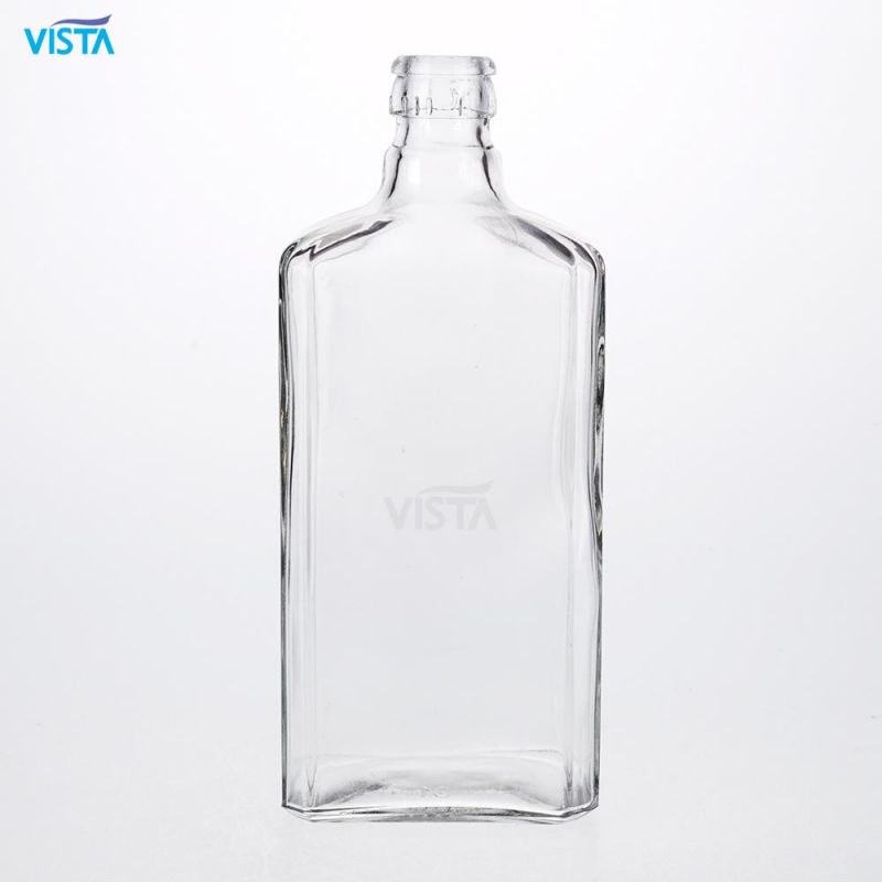 350ml Flask Normal Flint Glass Bottle Guala Cap