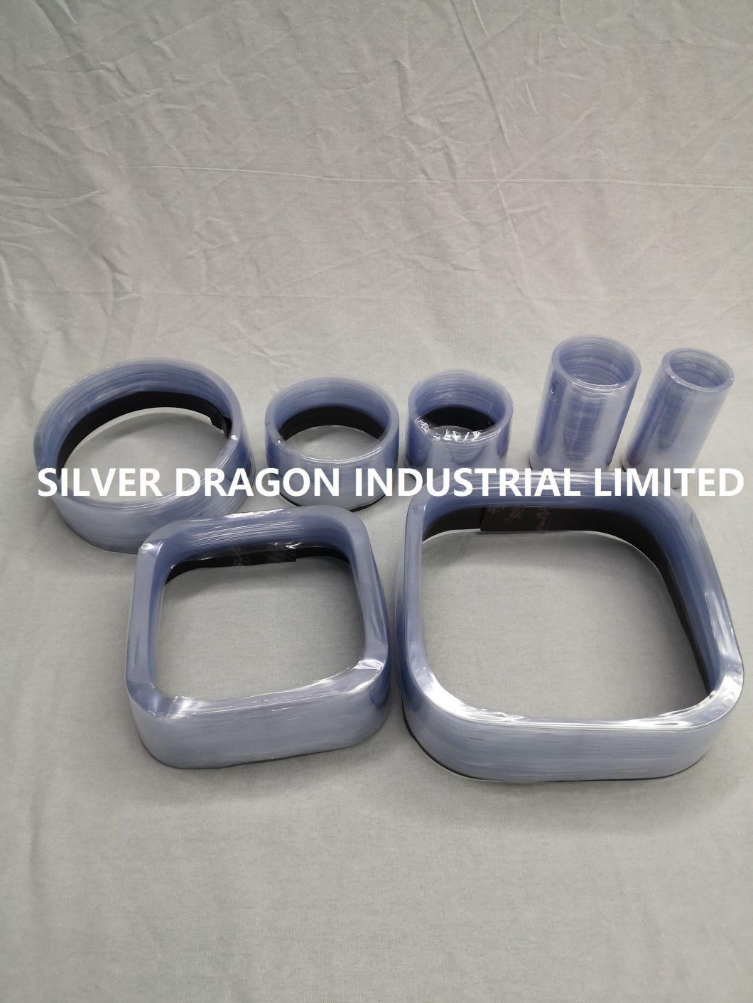 Preformed PVC Shrink Seals, Round Shape, Clear, 280X30+8mm