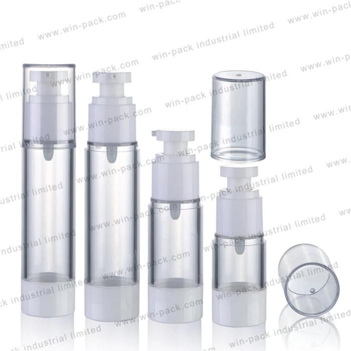 Wholesale Airless Pump Cosmetic Packaging Luxury Airless Bottle 15ml 20ml 30ml 50ml