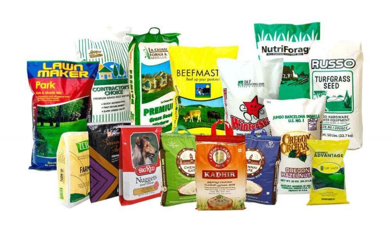 PP / BOPP Laminated Open Mouth Multi Layer Kraft Paper Packaging Bag Plastic Paper Bag Agricultral Seed Feed Bag Chemcial Parts Bag / Fertilizer Bag