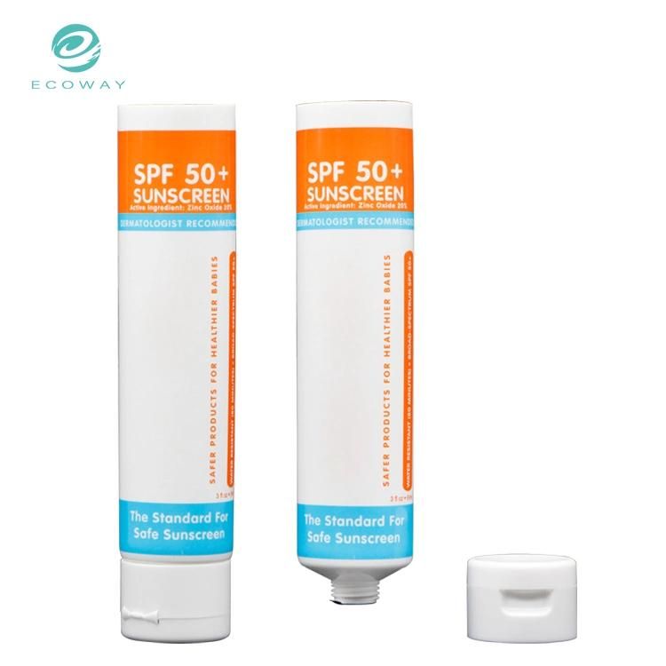 Hot Sale Sunscreen Lotion SPF 50 Sunscreen Lotion Packaging Tubes Foil Sealing