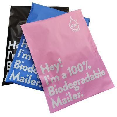 Eco Friendly Custom Logo Home A3 12X18 9 X 6 Inch Biodegradable D2w Black Matte Poly Bag Cosmetic Large Rigid Compostable Mailer