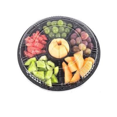 Disposable Custom Clear Plastic Fruit Tray Transparent Fruit Containers