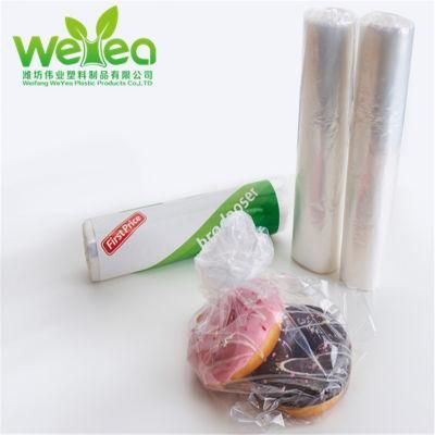 Virgin Material PE Clear Food Saver Bag for Supermarket Storage