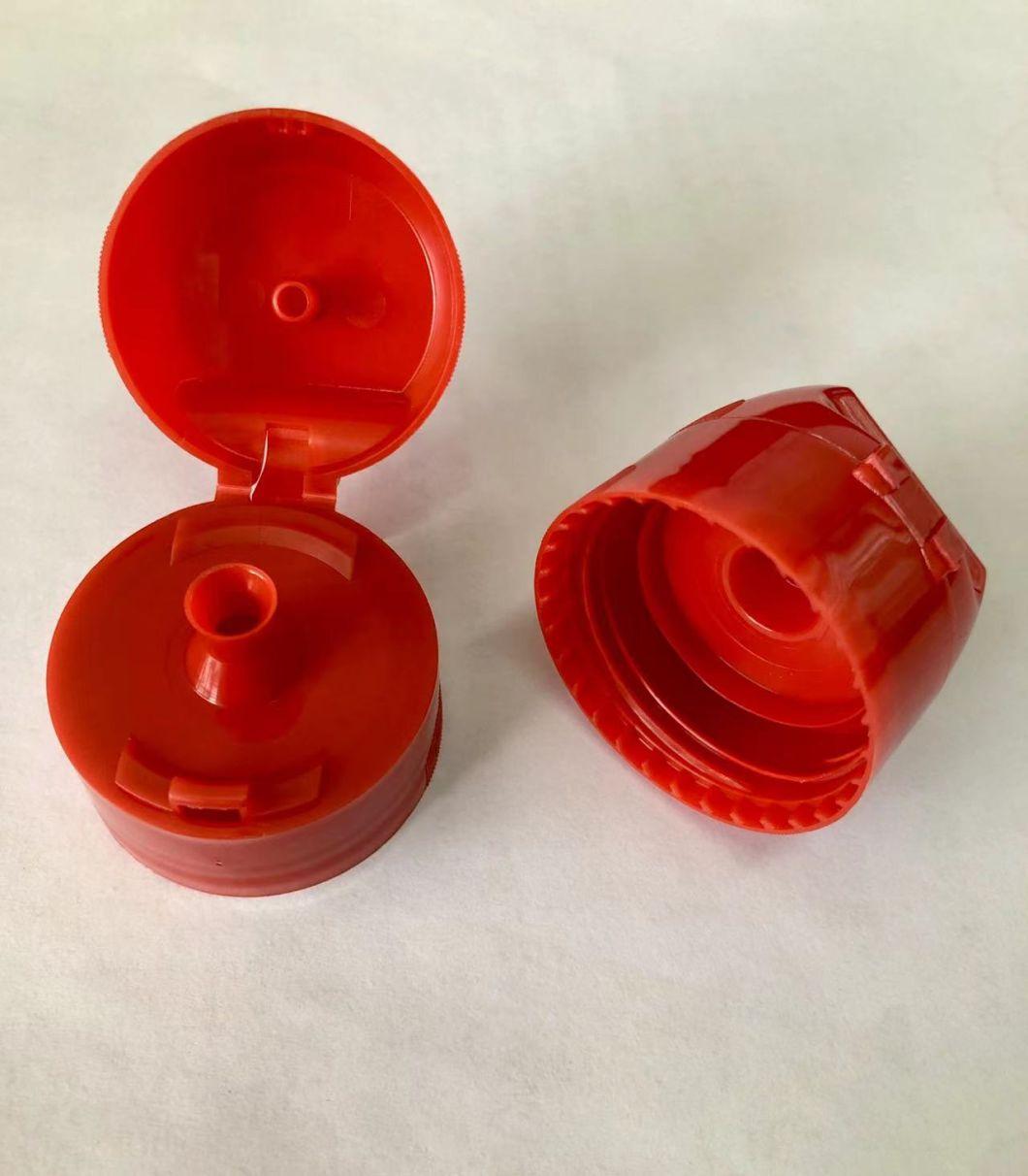 New Design Flip Top Cap with 2 Different Types of Double Anti-Theft Closure and Screw Closure