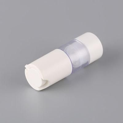 Press Airless Bolttles for Serum 15ml 30ml 50mlsilver Cosmetic Bottles