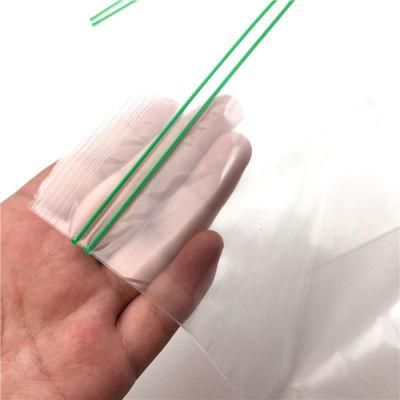 Wholesale Transparent Double Tracker Zipper Bag Food Packaging Zip Lock Bags for Fridge