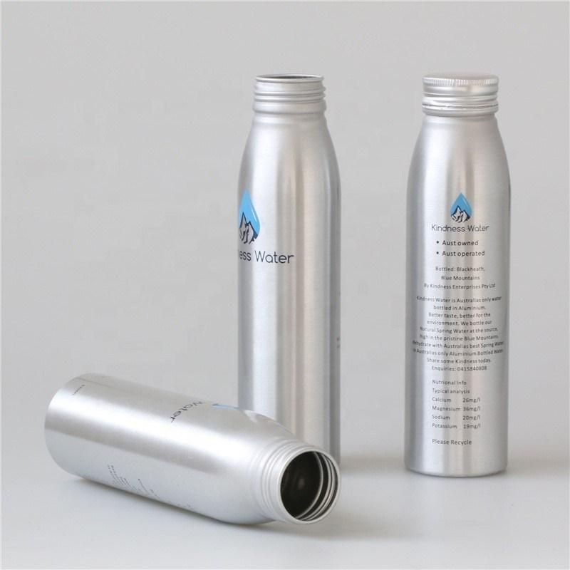 38mm Mouth Opening 330ml Aluminum Water Beverage Bottle Disposable