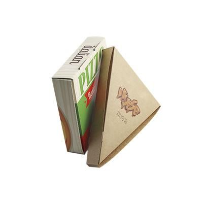 Customized Biodegradable Brown Cardboard Shaped Gift Paper Box for Pizza Food Packing