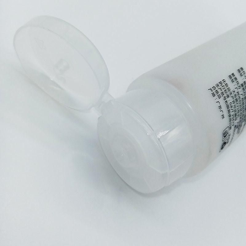 Packaging Hair Conditioner Transparent Plastic Tube with Flip Cover