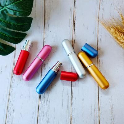 5ml Mini Perfume Spray Bottle Aluminum Spray Atomizer Portable Travel Cosmetic Container Perfume Bottle