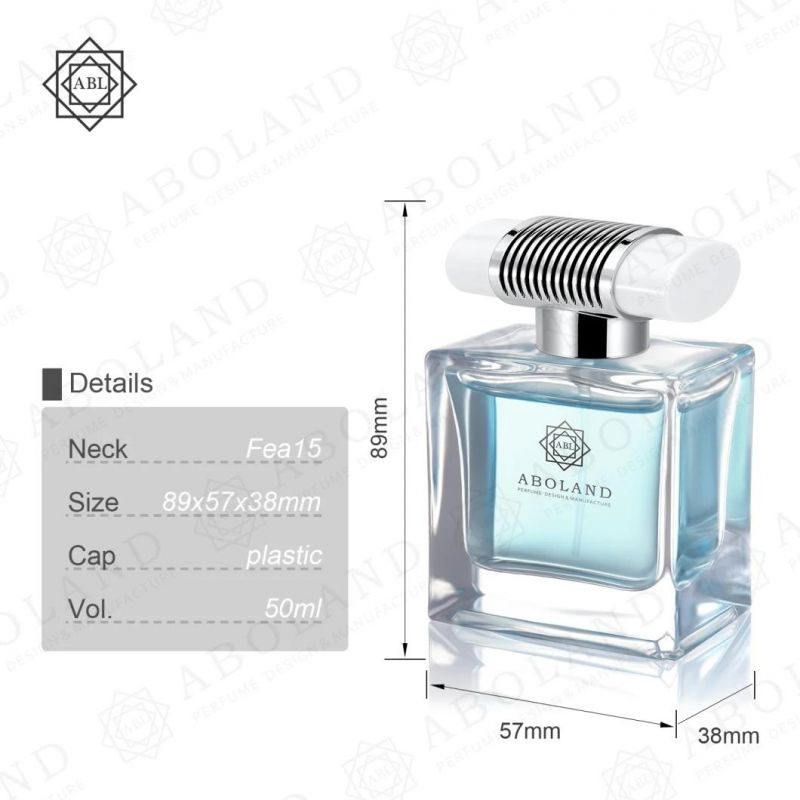 Wholesale Bulk Perfume Bottle Empty 50ml with Plastic Cap