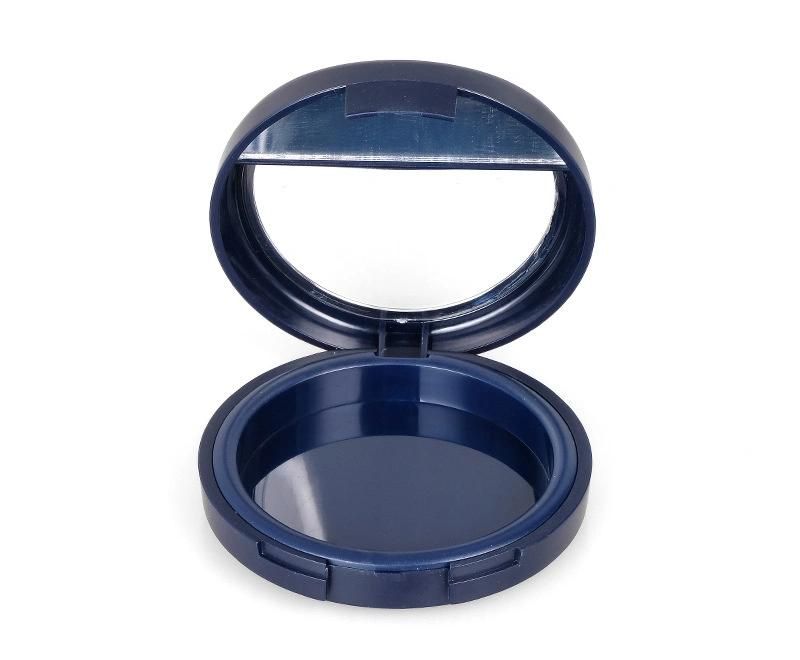 15g Empty Plastic Round Compact Case for Pressed Powder Cosmetic Packaging