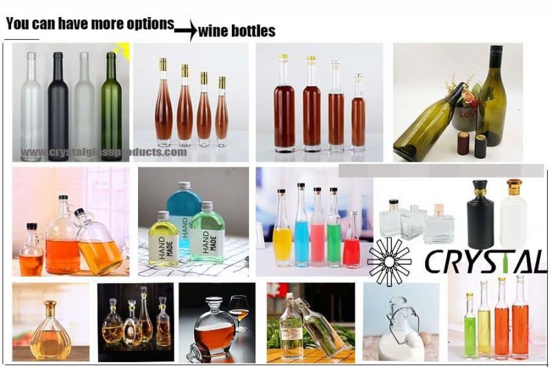 High White Glass Xo Wine Bottles /Brandies Bottles