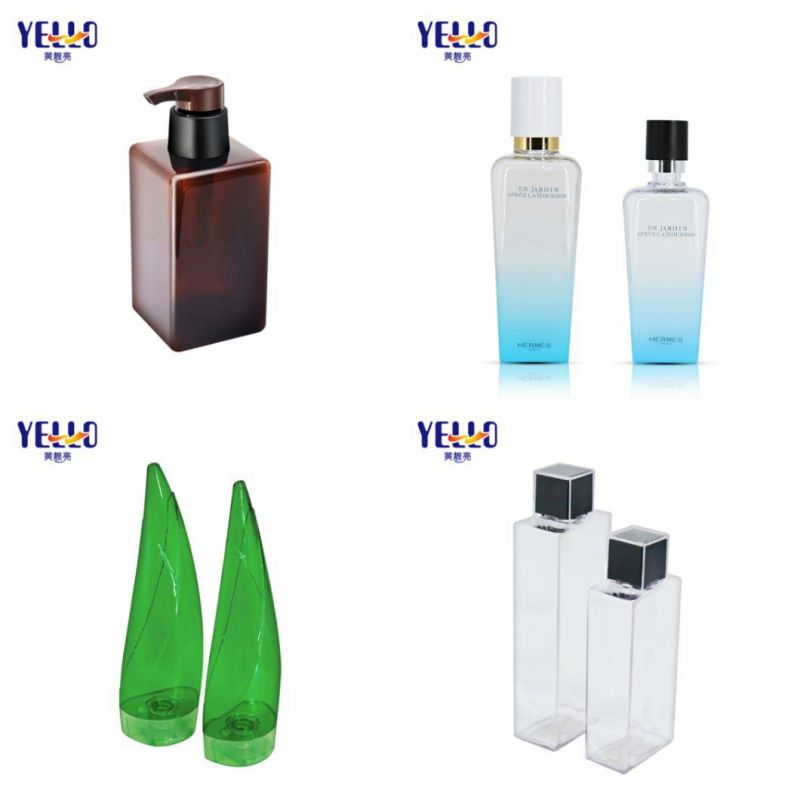 200ml 400ml Eco Friendly Square Body Lotion Shampoo Pump Bottles