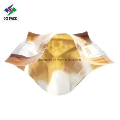 Dq Pack Custom Printed Mylar Bag Custom Logo Plastic Packaging Bags Three Sides Seal Bag for Spices Packaging