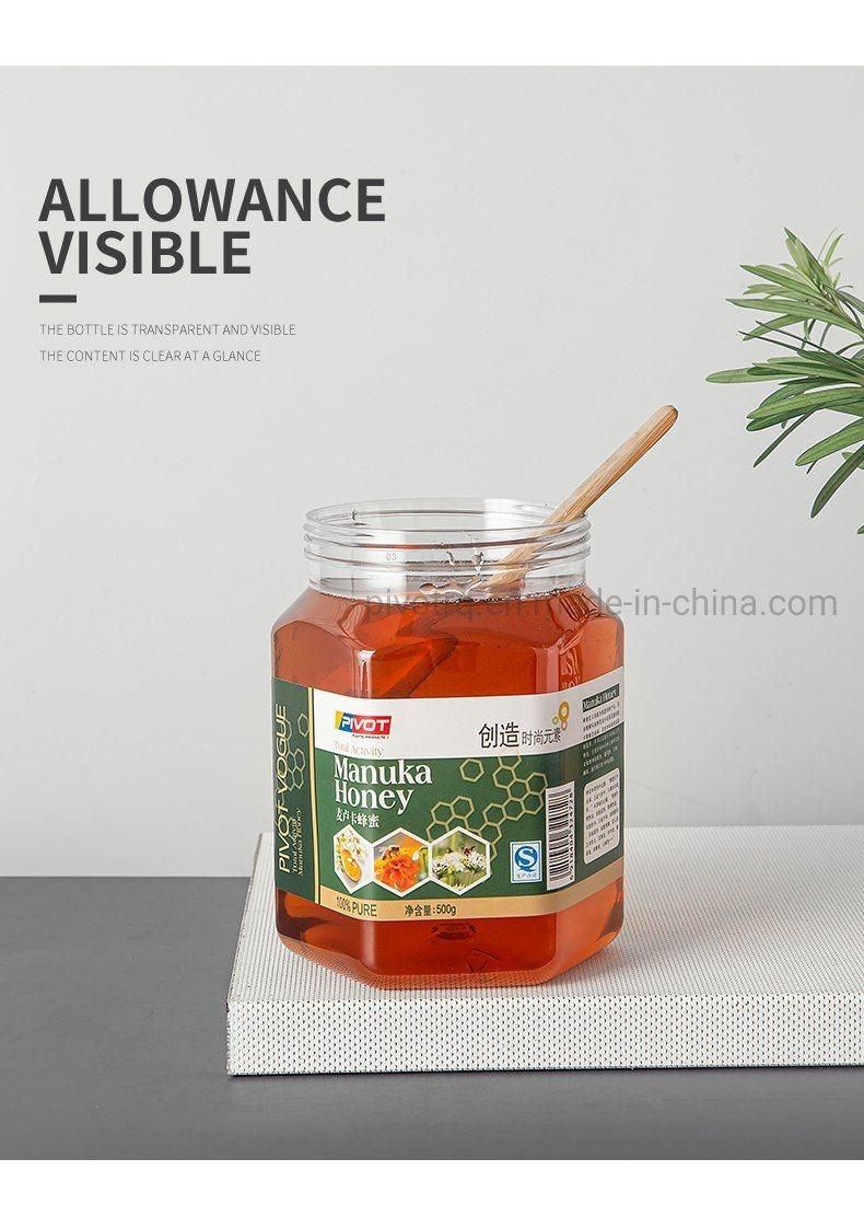 1000g Wide Mouth Bottle Honey Plastic Bottle for Packing Honey Jams