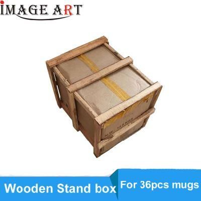 Mug Packing Carton with Wooden Stand for 48 Pieces Mugs