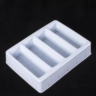 OEM ODM Plastic Cosmetics Blister Flocked Trays Packaging