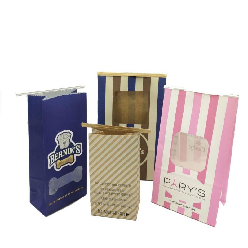 Microwave Sealable Popcorn Packaging Bags with Susceptor Film Inside