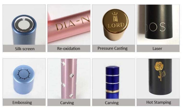 5ml Parfum Kenka Caneta Aluminium DOT Anodized Compact Glass Refillable Bottle Empty Pump Atomizing Spray Perfume Bottle