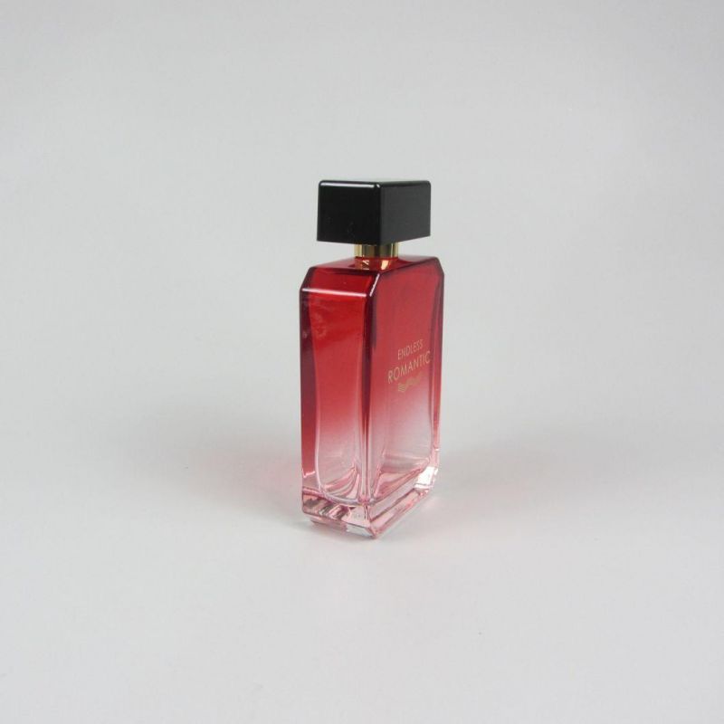 Perfume Spray Bottles 100ml Glass Bottle with Black Cap