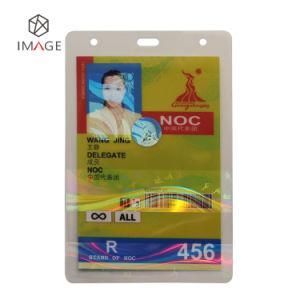 Custom Security Hologram Hot Laminate Pouches for Sport Event IDS