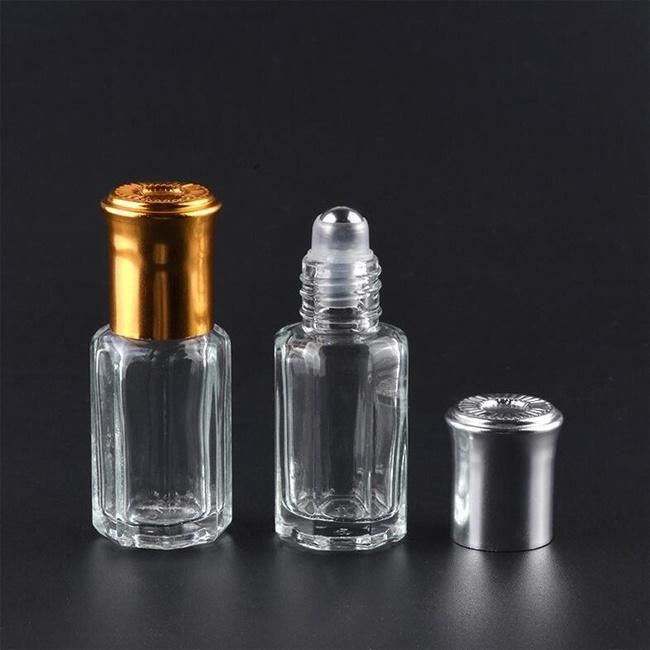 1ml 3ml 4ml 6ml 8ml 10ml Glass Roll on Perfume Bottle with Glass / Steel Roller and Aluminum Cap