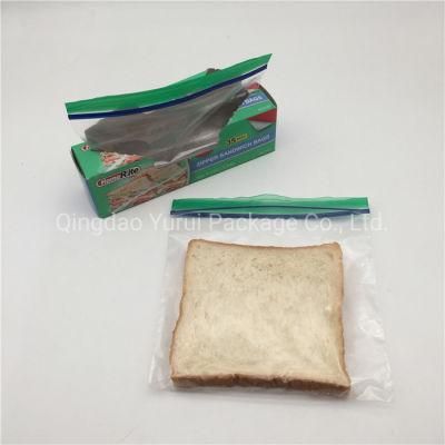 LDPE Double Ziplock Leakproof Reusable Storage Bag