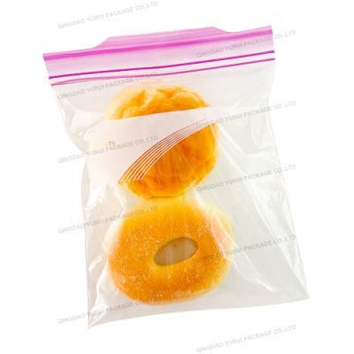 Eco Friendy Food Packaging Storage Poly Grip Seal Quart Ziplock Bag