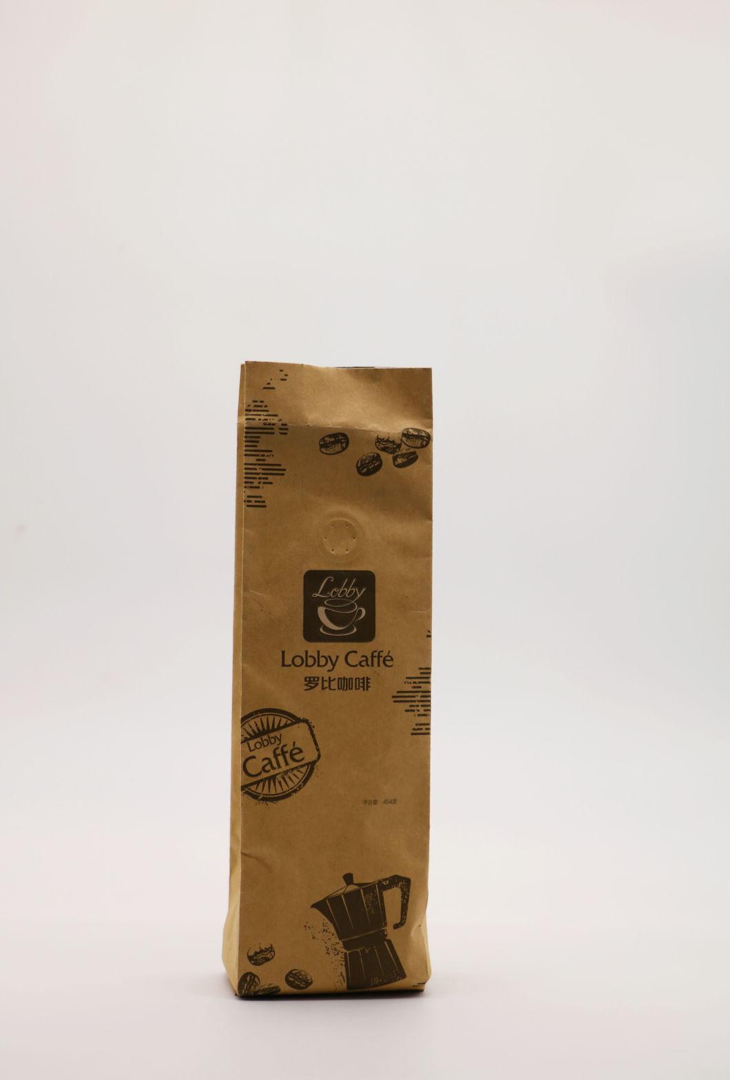 Kraft Paper Coffee Bag/Ground Coffee Packaging Bag